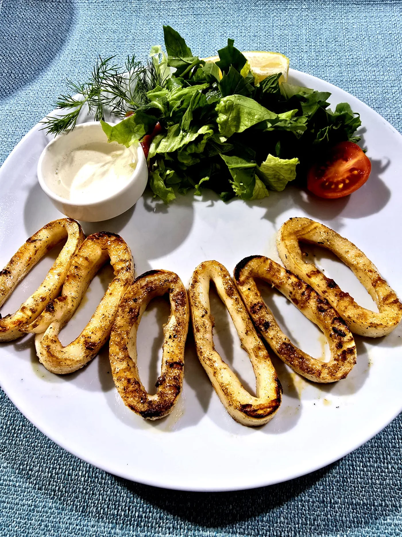 Жареный кальмар